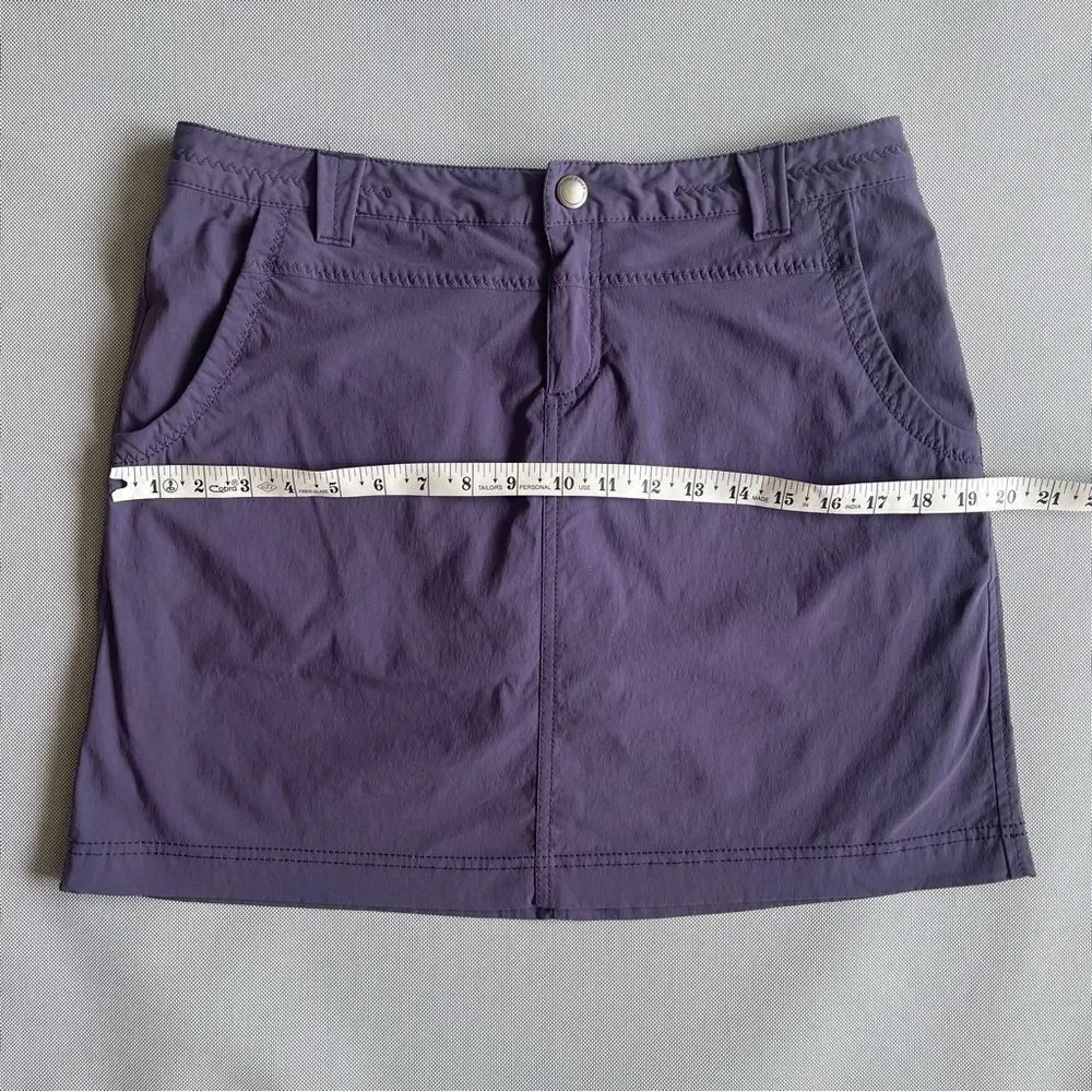 Eddie Bauer Purple Nylon Outdoor Sporty Hiking Skorts Women’s Size 6